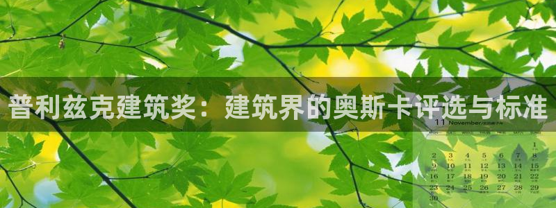 和记黄埔m 官网：普利兹克建筑奖：建筑界的奥斯卡评选与标准