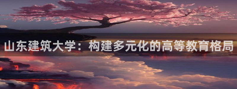 和记3卡官网是哪：山东建筑大学：构建多元化的高等教育格局
